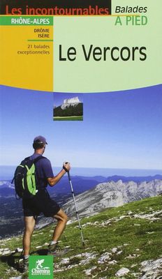 the cover of a book with a man hiking on a mountain