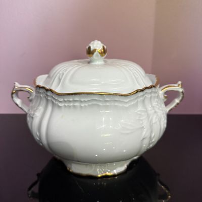Soupière Légumier HAVILAND Porcelaine de Limoges doré à l'or…