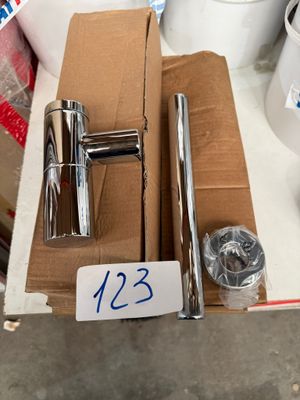 Lot de 5 siphons de lavabo en inox