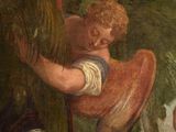 an image of a painting of a man and a woman in a wooded area