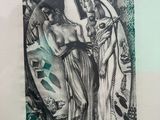 une image représentant un dessin d'une femme et d'un homme