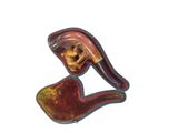 a picture of a pipe and a pipe holder on a white background