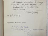 a book with a handwritten page on it