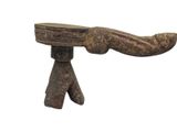 an image of a wooden bench with a wooden handle on it