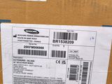 packaging of a box with a price tag and a barcode on it