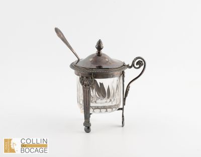 Moutardier tripode, décor de coquille - Photo 1