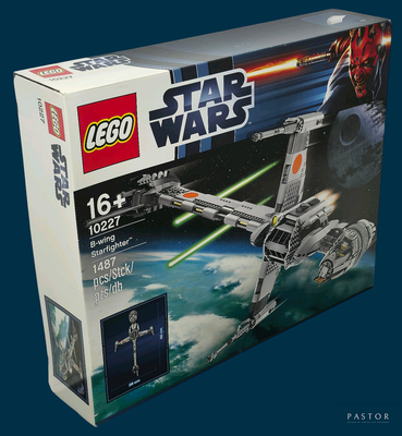une boîte contenant un ensemble Lego Star Wars « Tie Fighter »