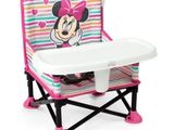 minnie mouse high chair with tray and tray holder