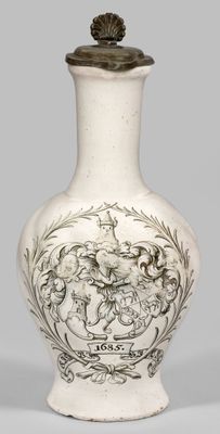 Enghalskrug mit Allianzwappen der Nürnberger Patrizierfamili…