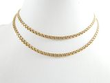 a close up of a mannequin necklace on a mannequin mannequin mannequin mannequin mannequin mannequin mannequin