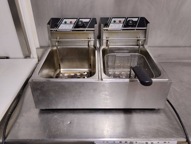 Friteuse double inox 220V