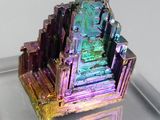 a crystal that is sitting on top of a glass table