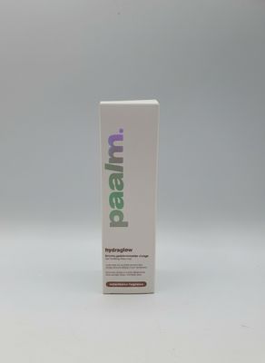 une boîte blanche sur laquelle figure un logo violet et vert