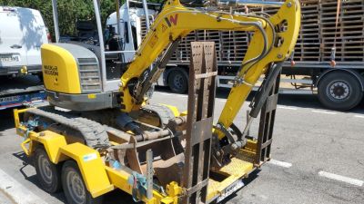 1 Pelle Wacker Neuson Ez26 - Moteur Yanmar 3tnv76 - 1476 Heu…