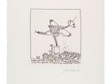 an image of a drawing of a man throwing a frisbee in the air