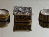 five different types of vases on the table