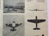 a book with pictures of airplanes on it and a plane on the page