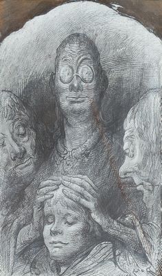 an image of a drawing of a woman holding a child