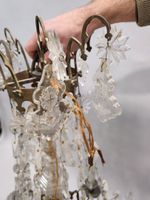 Important LUSTRE à pampilles de cristal à 9 lumières sur deu… (photo 4)