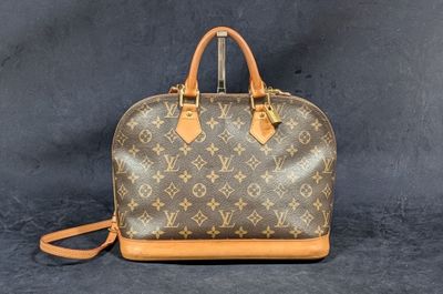 Sac Speedy Louis Vuitton en toile Monogram et cuir