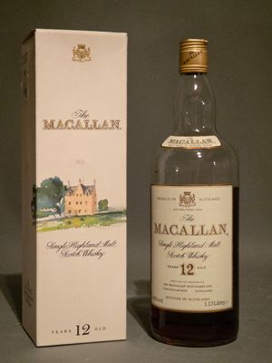 the macallan 12 year old single malt scotch whisky