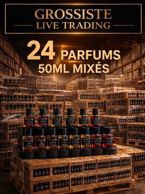 grossite : lot de 24 parfums en format 50 ml, à mélanger