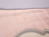 a pink bag with a picture of a horse on it
