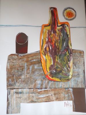 Raymond PAGÈS (1923-2014), affichiste, nature morte, composi…