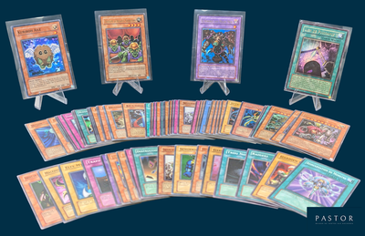 a lot of cards that are sitting on a table