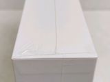 a close up of a white box on a table