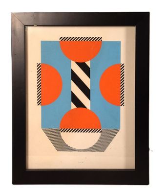 SUGAI Kumi (1919-1996) "Composition géométrique" - Photo 1