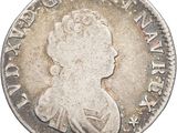 a close up of a coin with a woman ' s profile on it