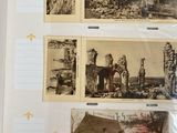 a book with pictures of people and buildings on it