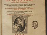 an old book with a picture of a man in a crown on it