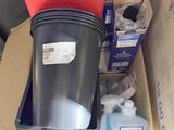 a box with a lot of items inside of it