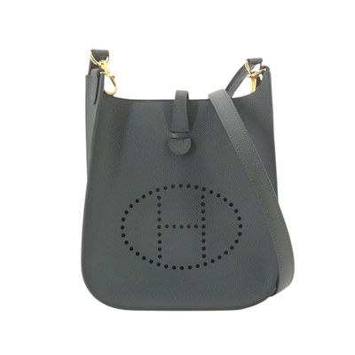 hermes hobo shoulder bag in grey