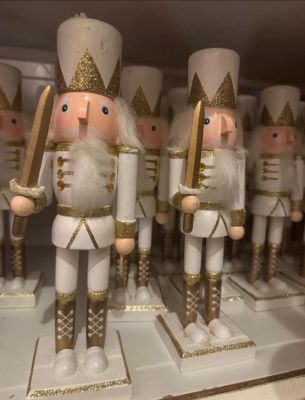 Lot d 6 jolies personnages en vous de Noël 30cm r