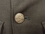 a close up of a button on a jacket