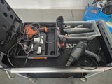 a tool case with tools in it on the floor