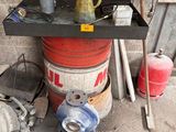 an image of a table with a kettle on top of it