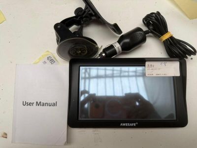 GPS automobile AWESAFE A2 avec support ventouse, câble allum…