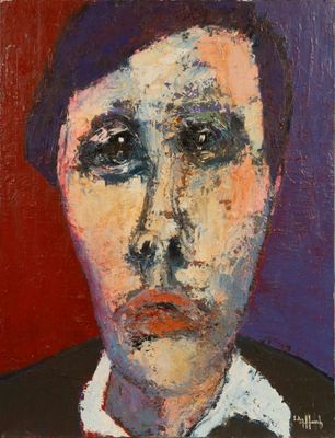 an image of a painting of a man in a suit and tie