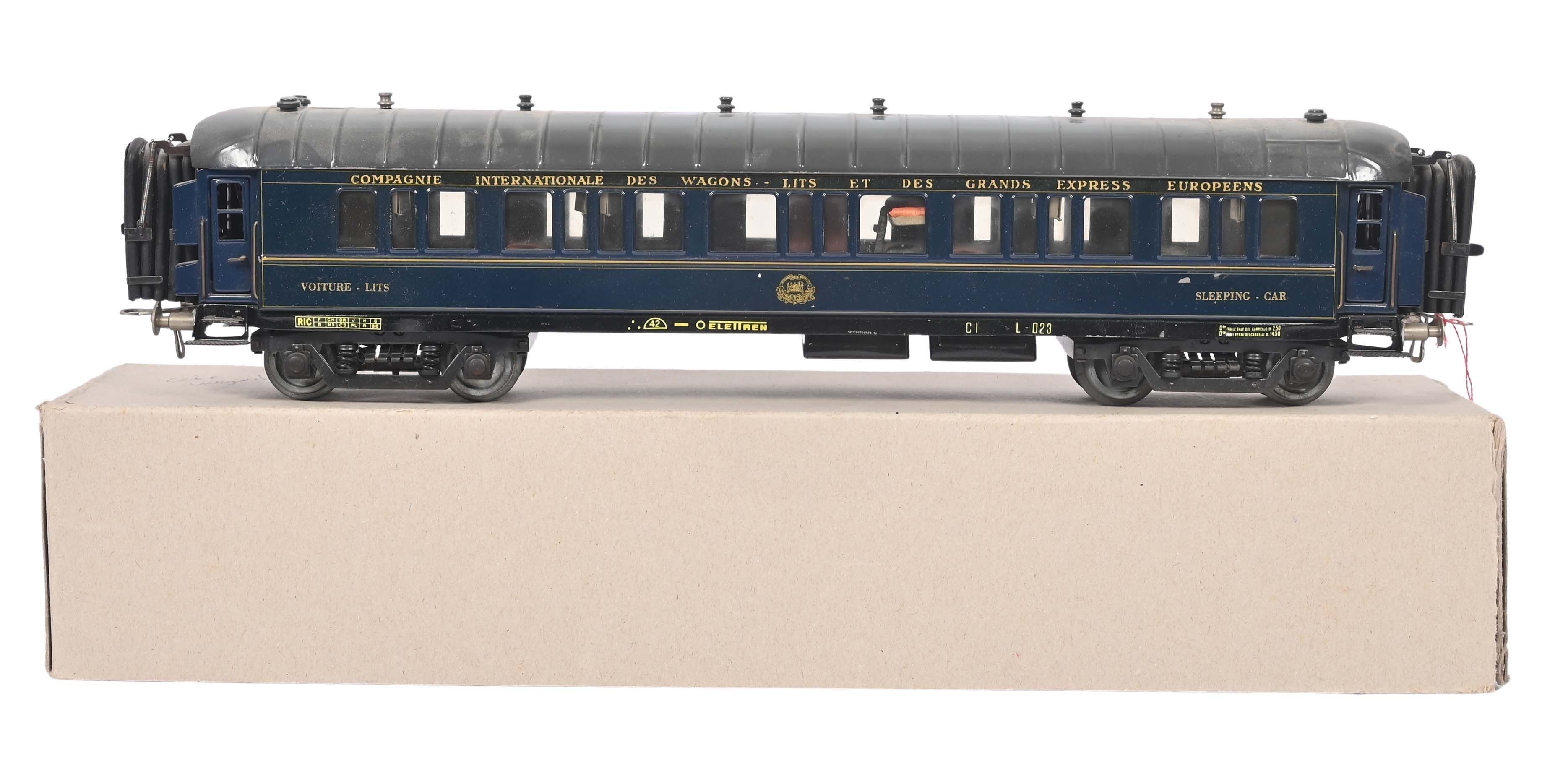 Elettren (Italie), voiture lits CIWL,