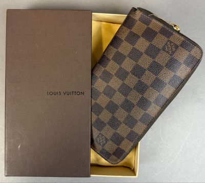 louis vuitton damier wallet in box