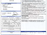 a close up of a sheet of paper with a picture of a car