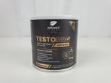 un pot de poudre « Test Pro » posé sur une table