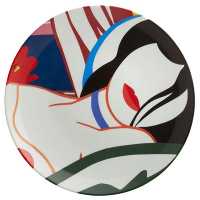 Tom Wesselmann Porcelain Plate "Vivienne" (1985)