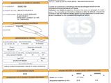 une feuille sur laquelle figurent l'image d'une voiture et un code-barres