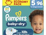 Culottes-couches Pampers Baby Dry Ultra Protection, taille 5 - 12 kg