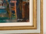 an image of a painting of a tree in the rain